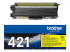Brother TN-421Y - Gul - Framsidan