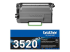 Brother TN3520 - Svart - Framsidan