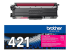 Brother TN421M - Magenta - Framsidan
